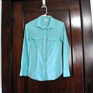 J. Crew Cotton Button-Down Shirt, XS
